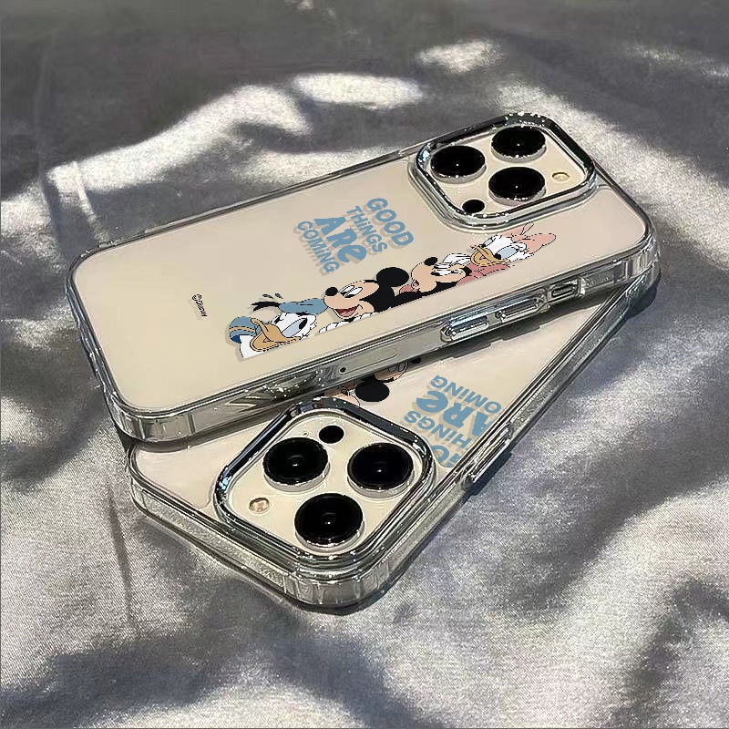 ✅Ốp Điện Thoại Dẻo Họa Tiết Hoạt Hình Mickey Dễ Thương Chống Sốc Cho Iphone1214Pro7 8 plus 11 13 1214Pro7