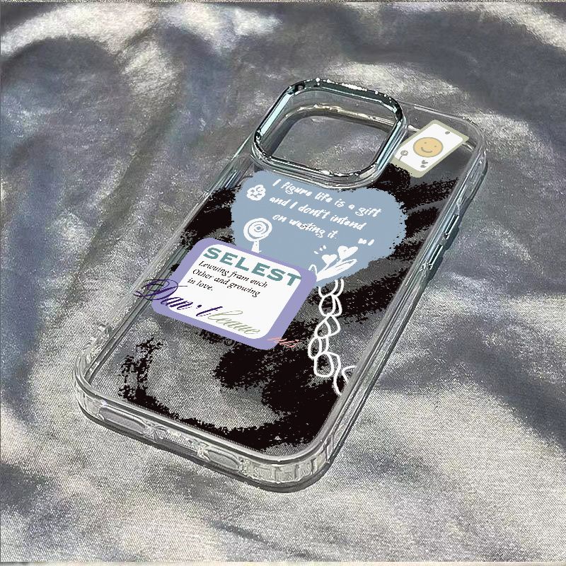 ✅Ốp Điện Thoại Mềm Chống Sốc Họa Tiết Graffiti Cho Iphone 7max 14Pro 128 1113 KHJ6