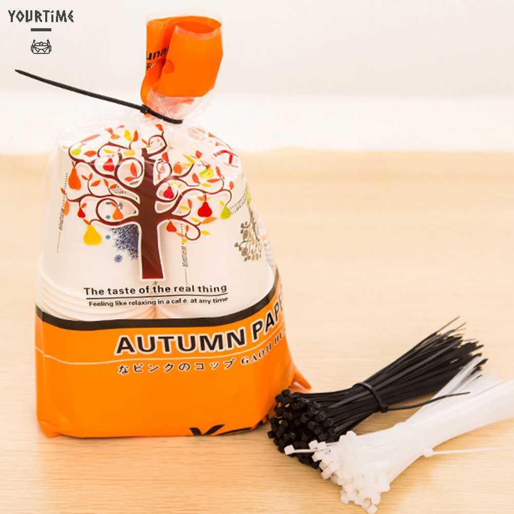 Set 100 Dây Rút Nhựa Nylon Tự Khóa