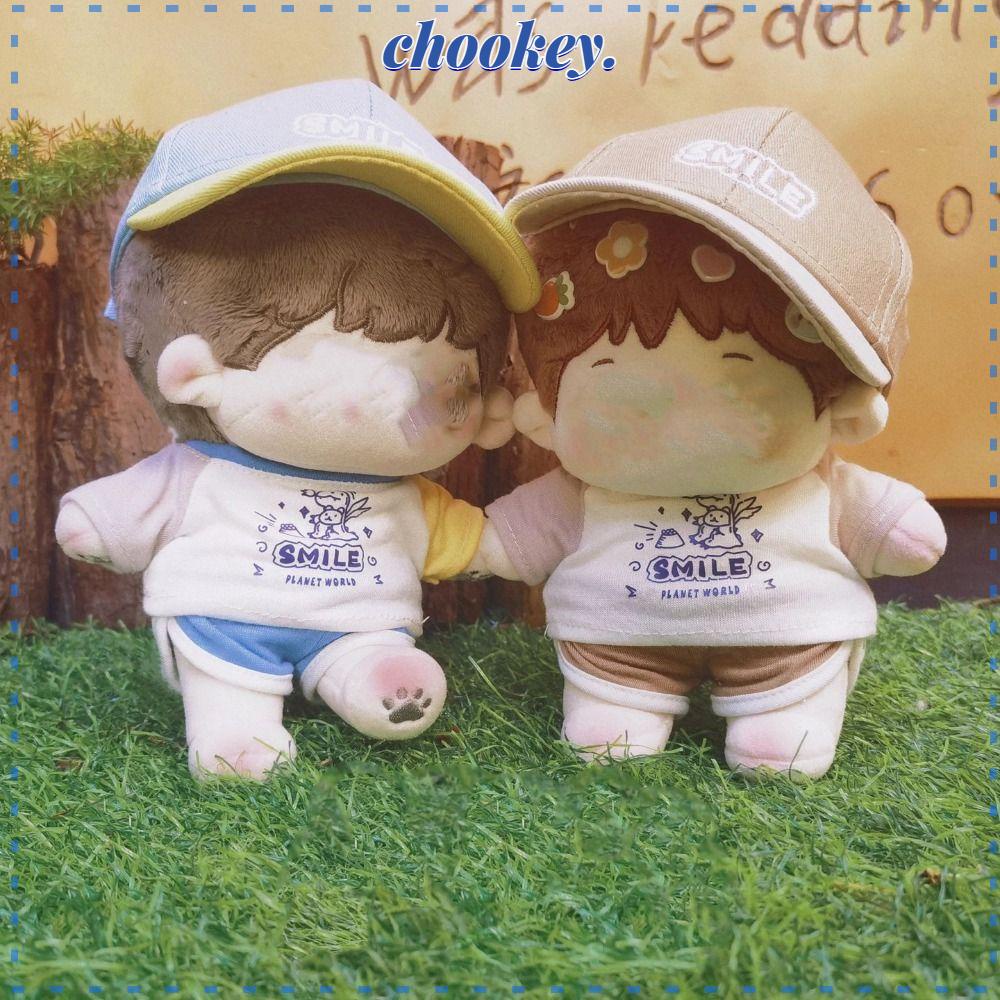 CHOOKEY Bộ Đồ Thể Thao Áo Thun Phối Quần Short 20CM Cá Tính Cho Búp Bê