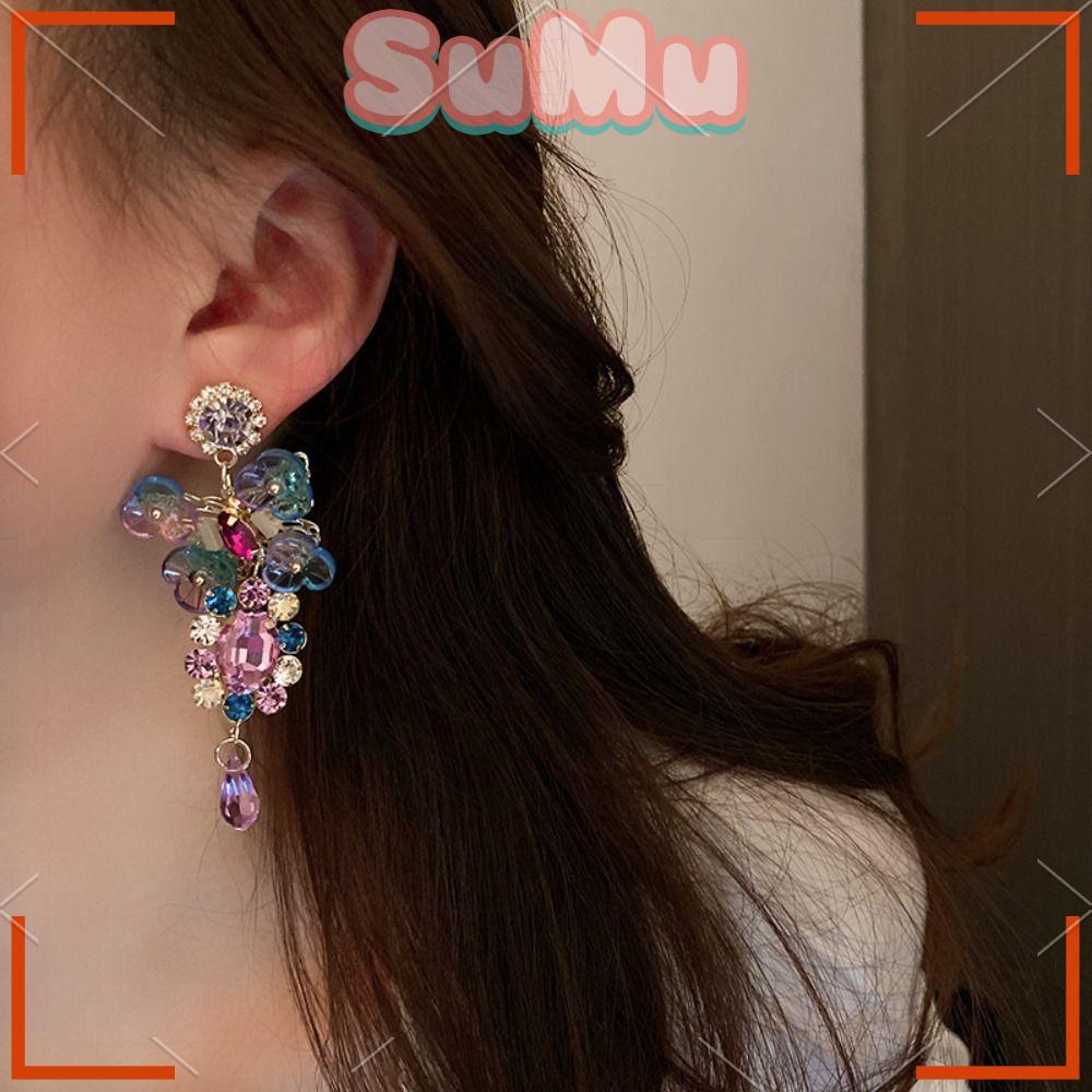 Khuyên Tai Thiết Kế Không Đối Xứng Phong Cách Retro Thiết Kế Mới Dành Cho