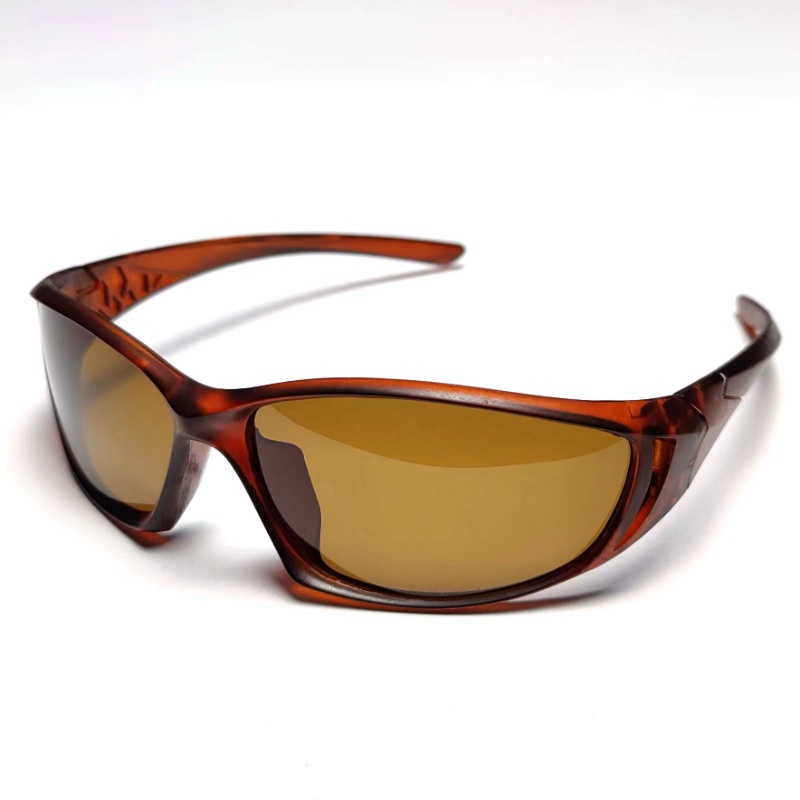 Kính Mát Phân Cực Gọng Nhựa Màu Đen Dành Cho Nam Đi Xe Đạp Ngoài Trời