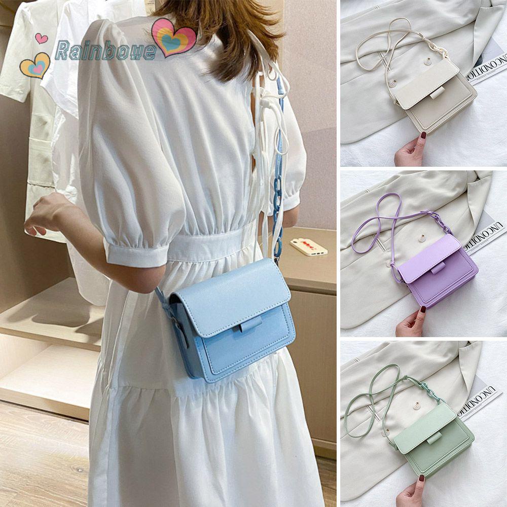 Túi Xách Màu Sắc Cầu Vồng Xinh Xắn Cho Nữ