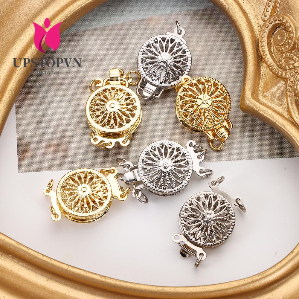 Upstopvn Vòng cổ Nhiều Lớp Khóa Cài Dễ Sử Dụng DIY|Khóa Vòng Tay Nhiều Màu Sắc Đa Dạng