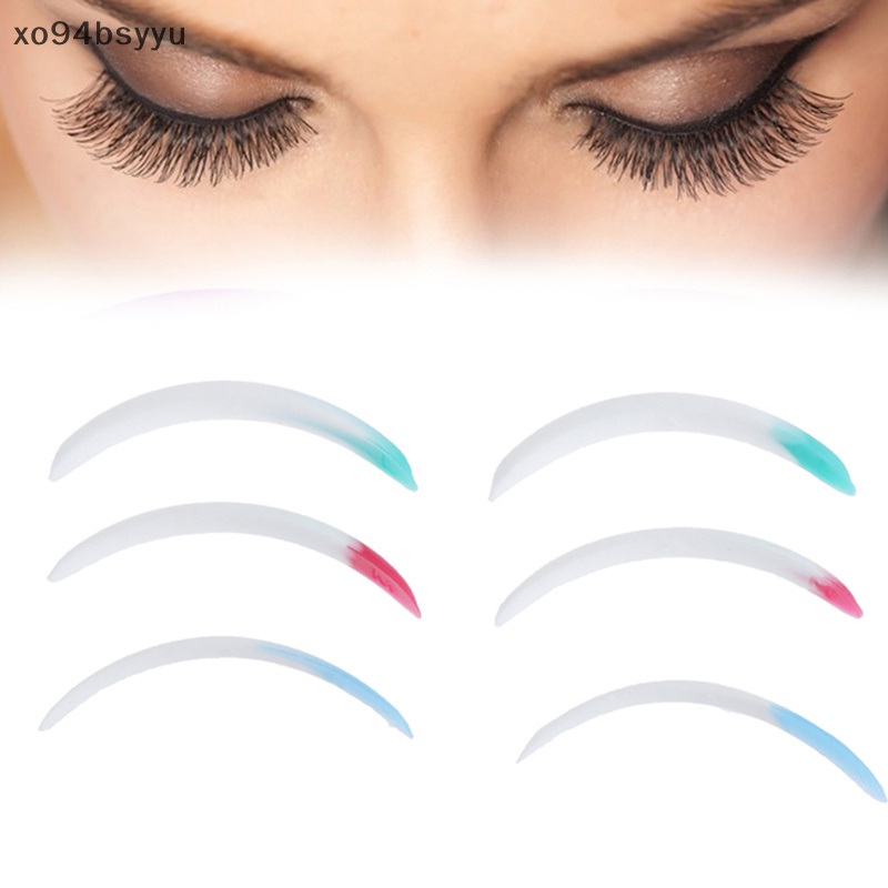 Set 3 Cặp Đệm Silicon Tái Tạo Làm Cong Mi xo94bsyyu