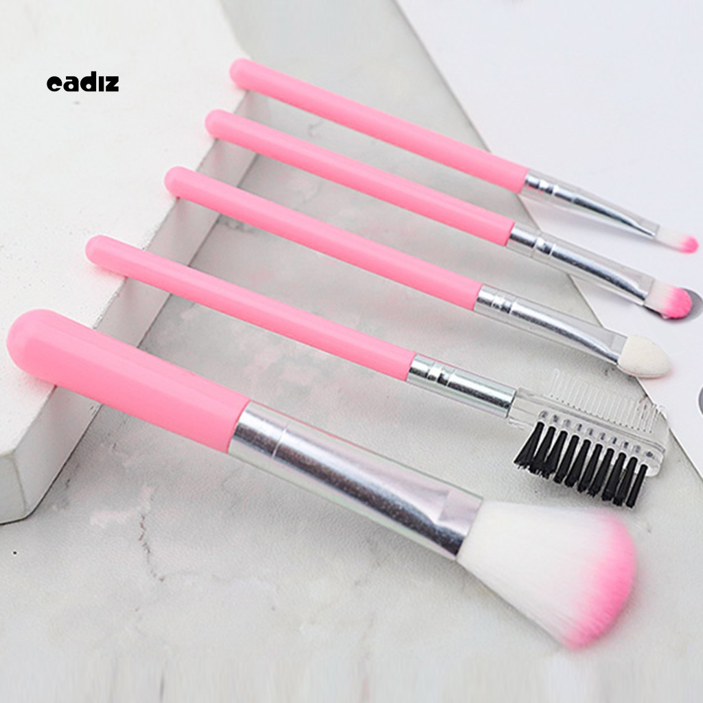 Set 5 Cọ Trang Điểm Mềm Mại Tiện Dụng Khi Đi Du Lịch