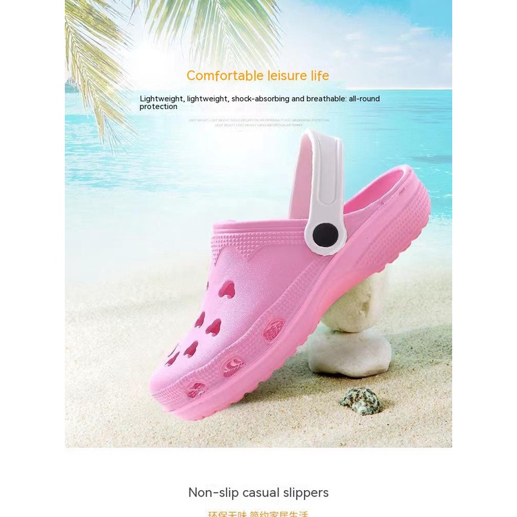 Xăng đan Đế Xuồng Eva Chống Trượt Thoáng Khí Thời Trang Đi Biển Cho Nam Nữ