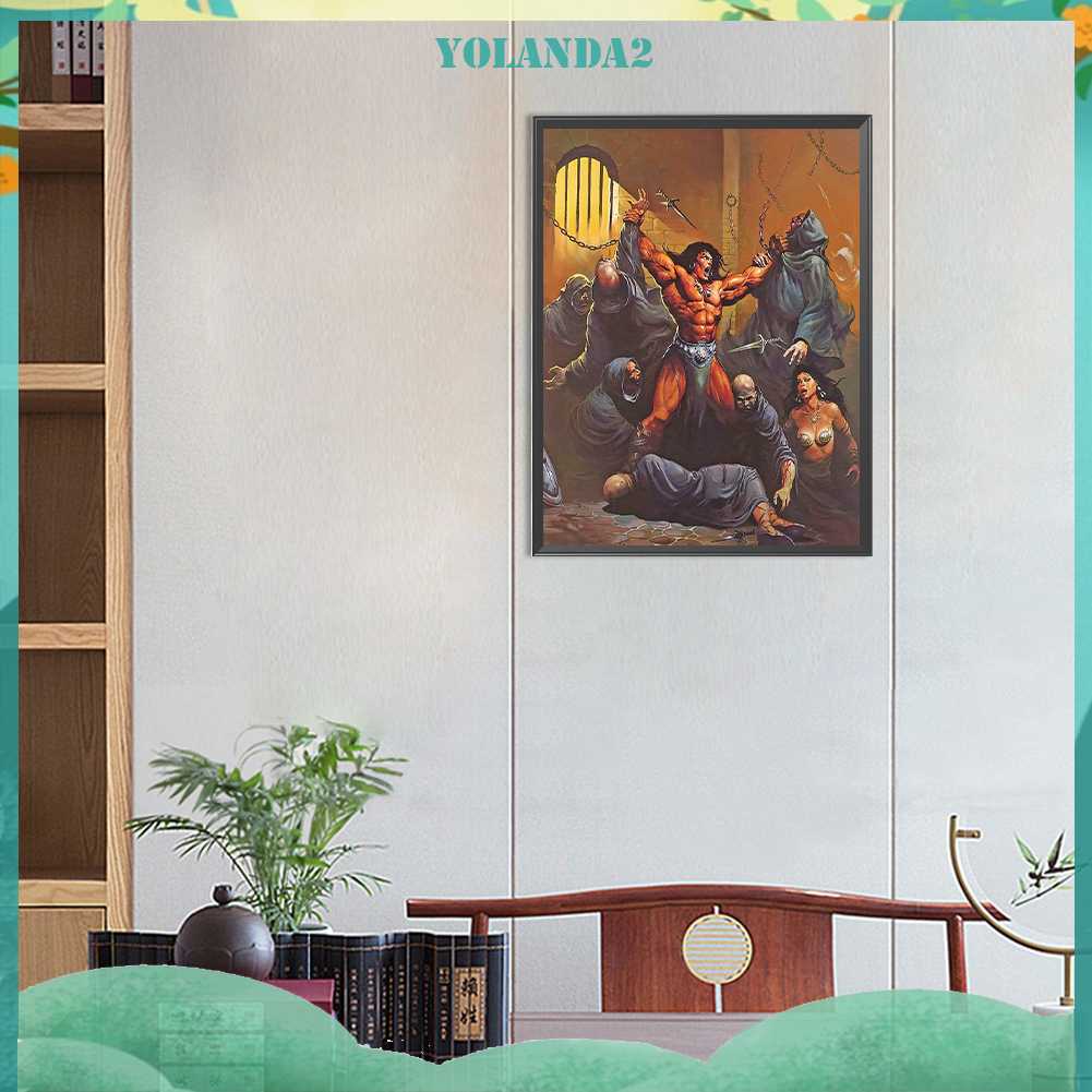 Bộ Tranh Đính Đá 5D Toàn Diện Họa Tiết Rebellion Độc Đáo DIY Dùng Trang Trí Nhà Cửa