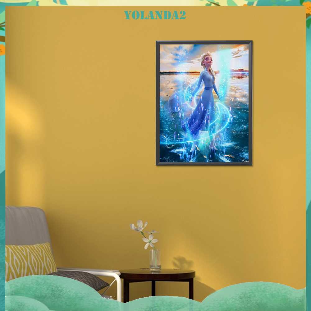 Bộ Tranh Đính Đá 5D Họa Tiết Hoạt Hình Độc Đáo DIY Dùng Trang Trí Nhà Cửa