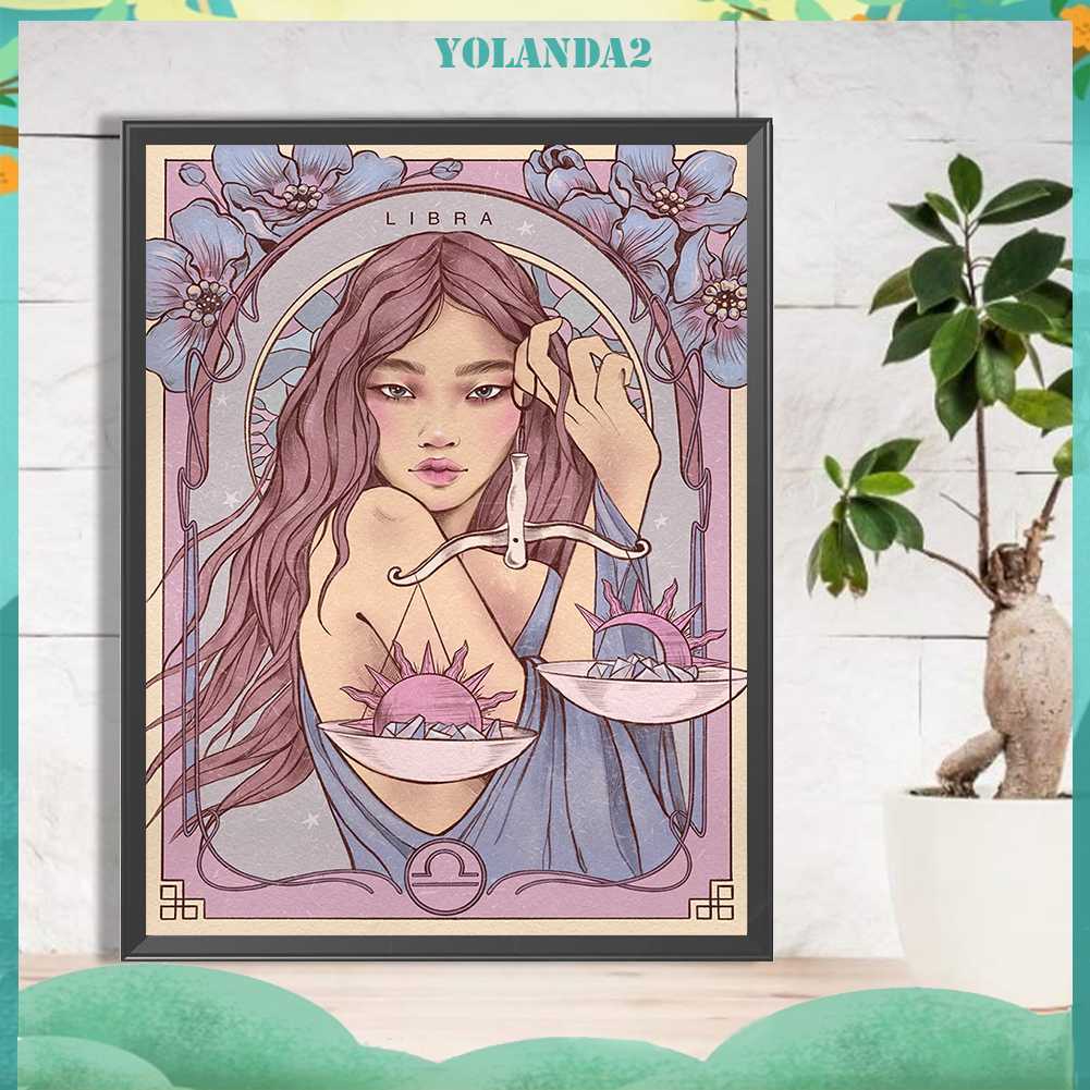 Bộ Tranh Đính Đá 5D Họa Tiết Hoạt Hình Độc Đáo DIY Dùng Trang Trí Nhà Cửa