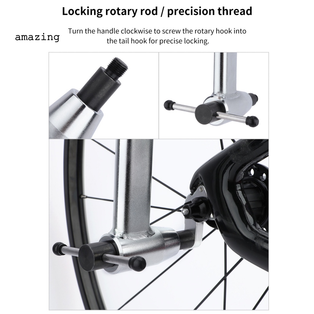 Móc Kẹp Cố Định Bằng Hợp Kim Nhôm Chống Biến Dạng Tiện Dụng Cho Xe Đạp