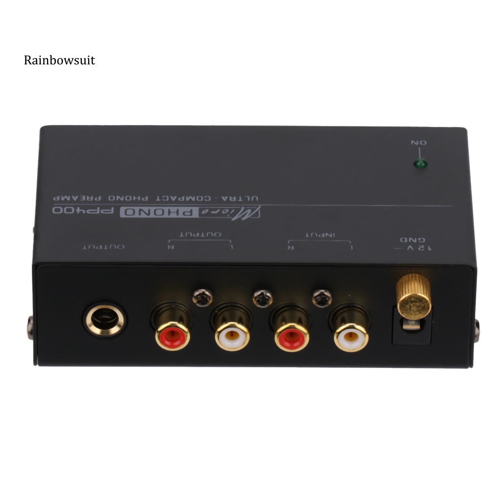 Bộ Khuếch Đại Âm Thanh PP400 Phono Preamp Mini Tiếng Ồn Thấp Đầu Vào RCA / Đầu Ra Bằng Kim Loại Cho Văn Phòng