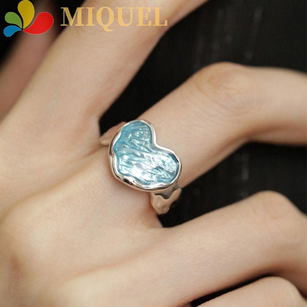 Nhẫn Hở Y2k Bằng Đồng Hình Trái Tim Phong Cách Gothic Đơn Giản Cho Nữ