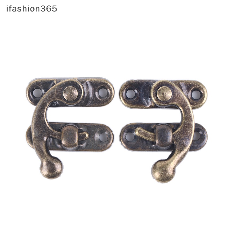 Chốt Khóa Hộp Rượu / Trang Sức Cỡ Nhỏ Màu Bạc Kèm Ốc Vít Tiện Dụng Thời Trang ifashion365