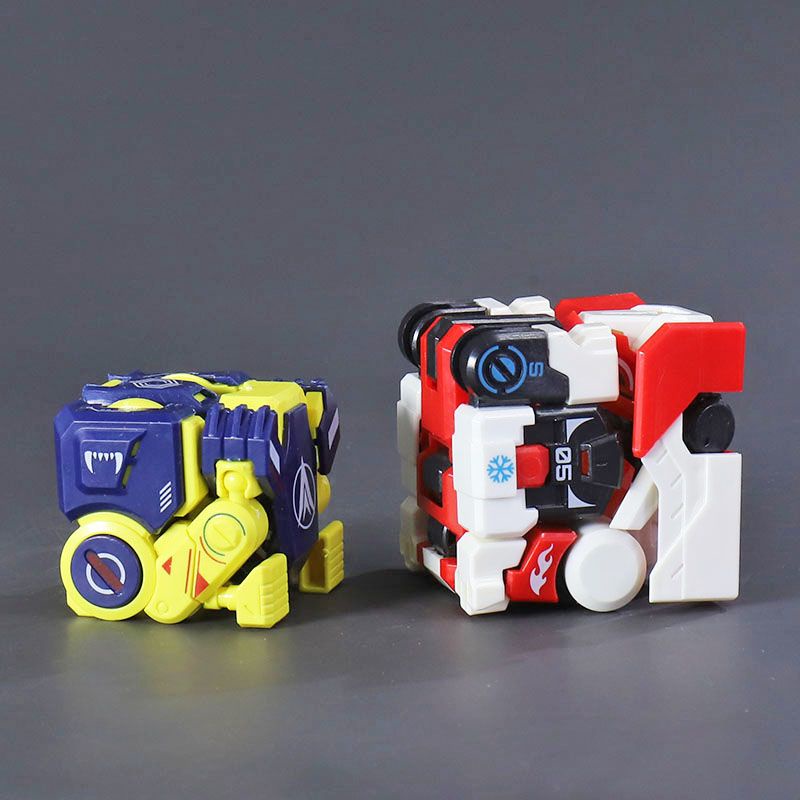 Đồ Chơi Khối Rubik Hình Khủng Long triceratops mecha Thú Vị Giáo Dục Cho Bé cxbwfjtjz.my77