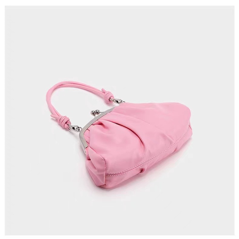 Túi Đeo Chéo Xếp Ly Phối Dây Xích Thời Trang Cao Cấp Dễ Thương Cho Nữ