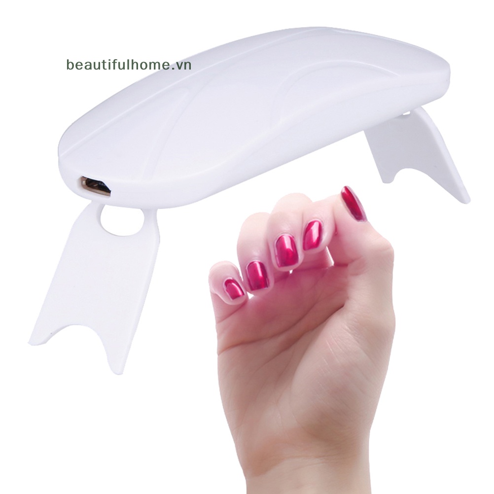 1 * Đèn Hong Khô Móng Tay Nhanh Chóng 2 Tốc Độ Có Thể Gập Lại Mimi USB