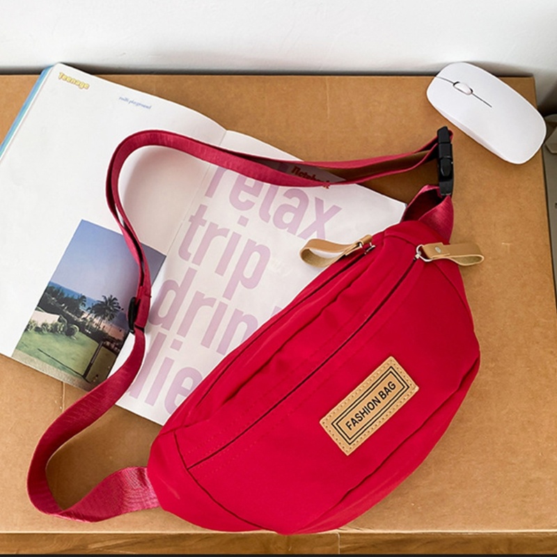 Túi Đeo Chéo Ngực / Thắt Lưng Bằng Nylon Sức Chứa Lớn Phong Cách Thể Thao Thời Trang Cho Nam Và Nữ