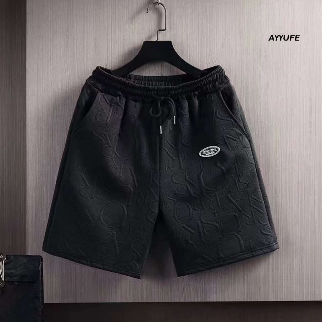 Bộ 2 Món Áo Thun Tay Ngắn Cổ Tròn Phối Quần Short Lưng Thun Mềm Mại Thời Trang Cho Nam