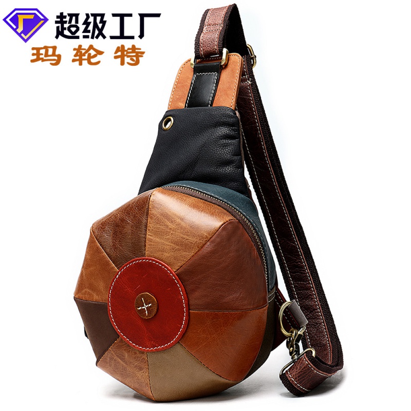 Túi Đeo Trước Ngực Bằng Da Thật Thời Trang Dành Cho Nữ