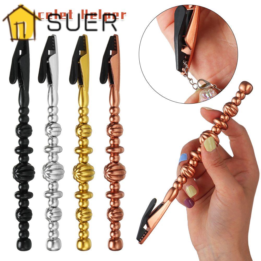 Suenin Dụng Cụ Hỗ Trợ Thắt Dây Kéo Làm Vòng Tay Thủ Công Có Thể Điều Chỉnh Nhanh Chóng