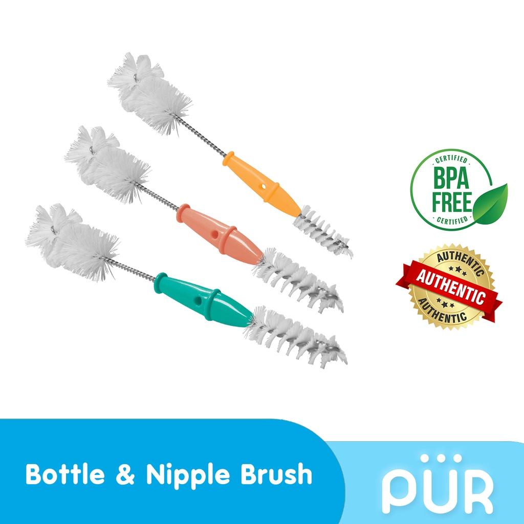 PURE NATURE - DỤNG CỤ RỬA BÌNH VÀ NÚM TI PUR