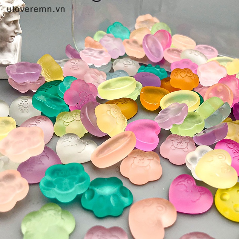 Set 10 Kẹp Tóc Nhựa Hình Hoạt Hình Dễ Thương