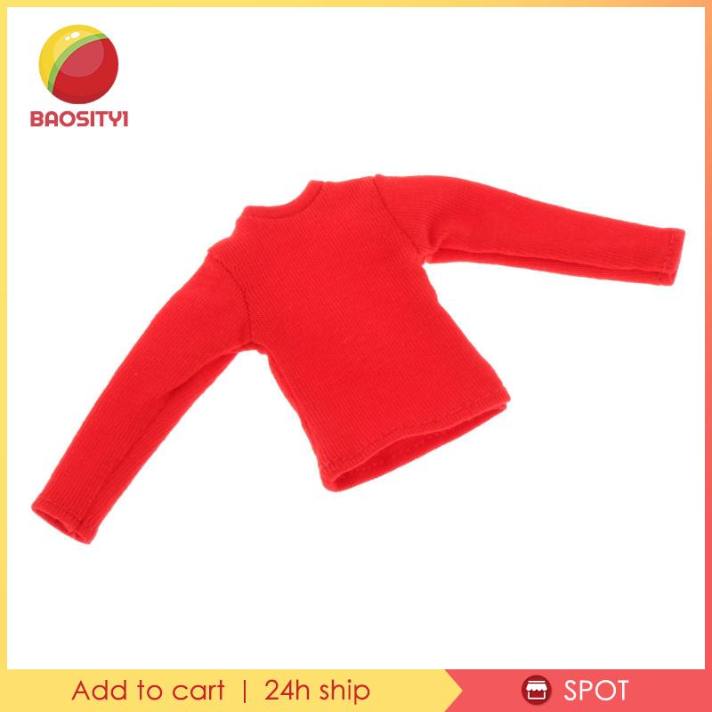 Áo Thun Tay Dài Cho Búp Bê Nam 6 &quot;Tỉ Lệ 1 / 12