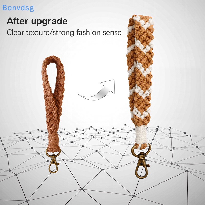 Benvdsg &gt; Vòng Tay Cotton Bện Thủ Công Phong Cách Macrame Hobo Sáng Tạo Thời Trang Cho Nữ