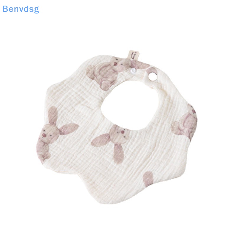 Yếm Ăn Cotton Sáu Lớp Xoay 360 Độ Xinh Xắn Tiện Dụng Cho Bé