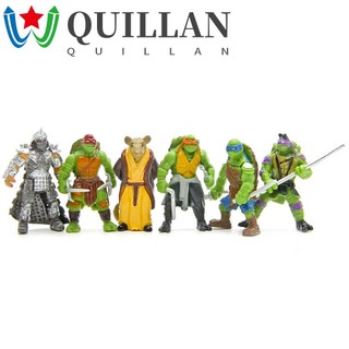 Set 6 mô hình đồ chơi nhân vật hoạt hình ninja rùa đáng yêu