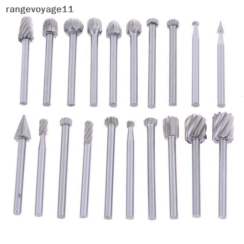 Bộ 20 Mũi Khoan Xoắn Cacbua Vonfram Kích Thước 3 * 40mm Chuyên Dụng