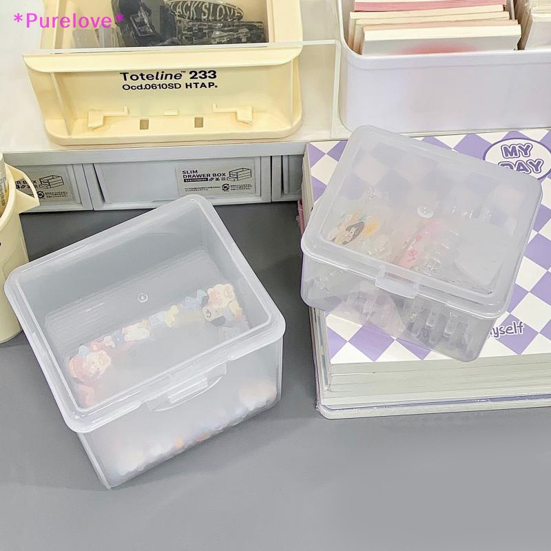 Bộ 2 Hộp Nhựa Đựng Trang Sức Chống Bụi Tiện Lợi Mới