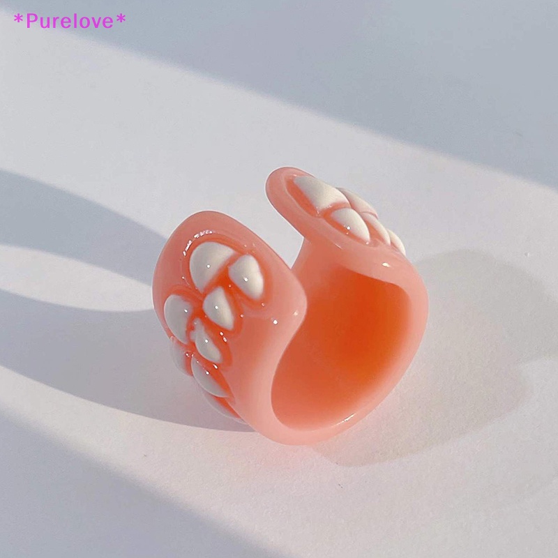 Nhẫn Nhựa Hình Chiếc Răng Sáng Tạo Vui Nhộn Phong Cách Hàn Quốc Cho Nam Và Nữ Mới
