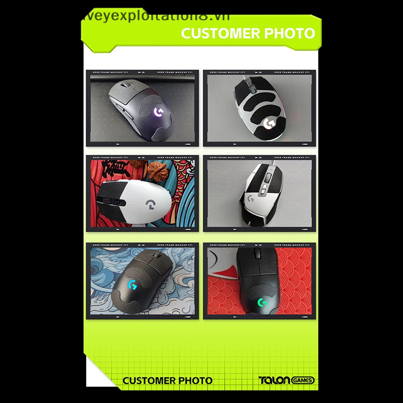Miếng Dán Chống Trượt Chống Mồ Hôi Cho G Pro Wireless X Ultimate