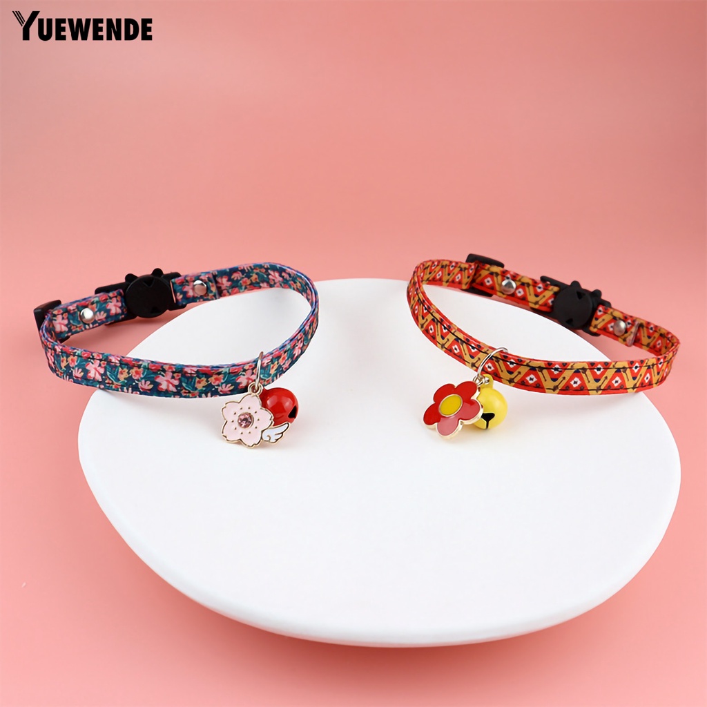 Vòng Cổ YQ.E Cho Thú Cưng Họa Tiết In Có Thể Điều Chỉnh Kích Thước