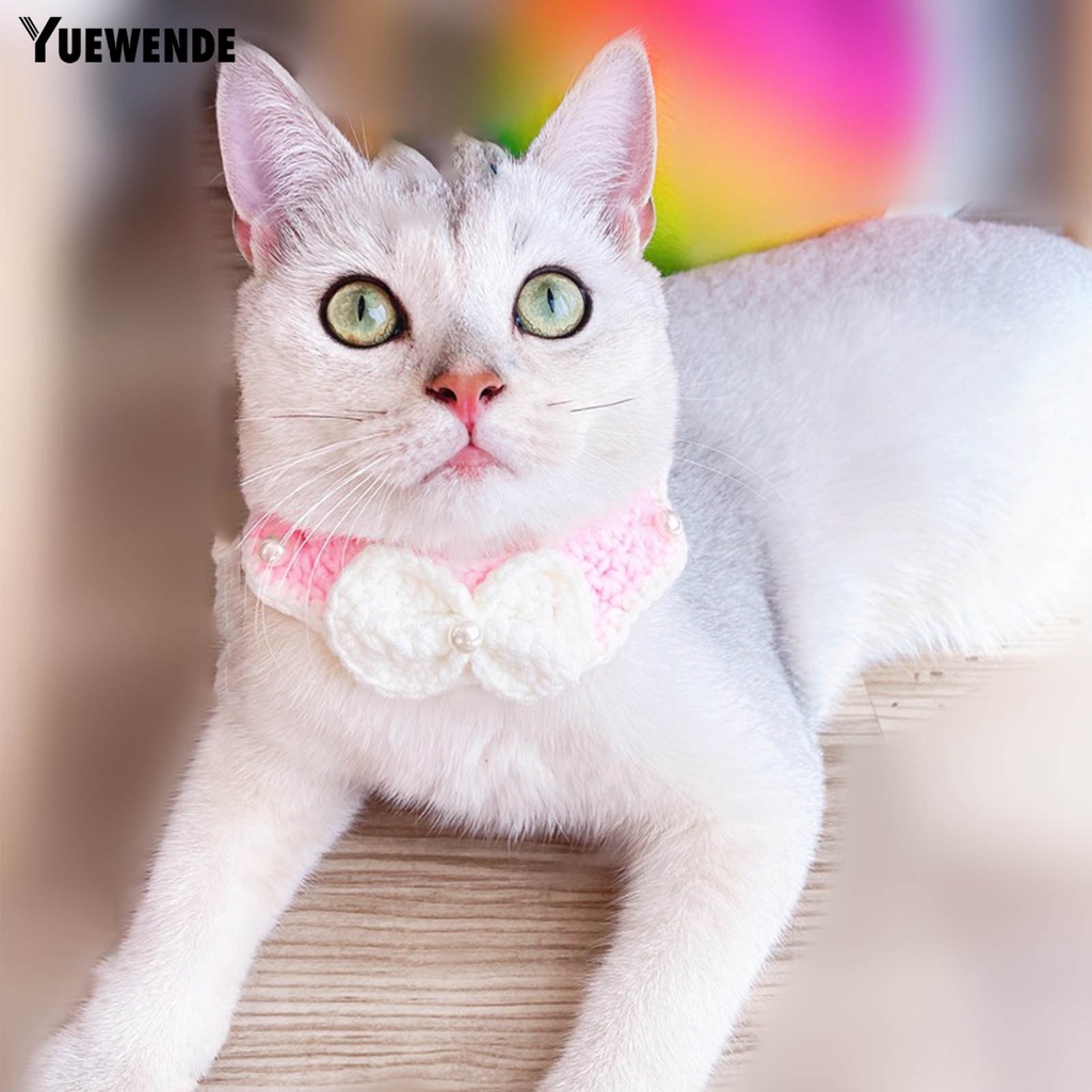 Yq.e Vòng Cổ Thắt Nơ Có Thể Điều Chỉnh Cho Thú Cưng