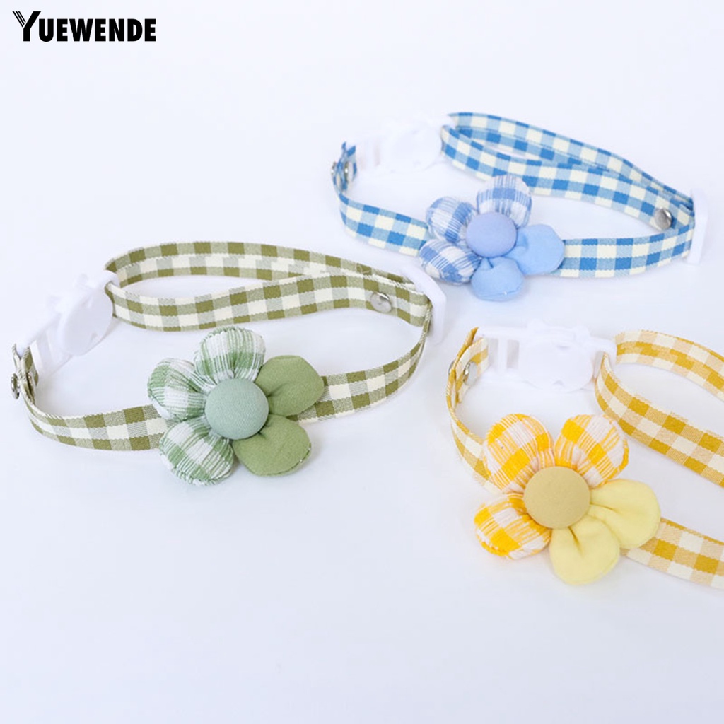 Yq.e Vòng Cổ Họa Tiết Kẻ Sọc Có Thể Điều Chỉnh Trang Trí Lễ Hội Cho Thú Cưng