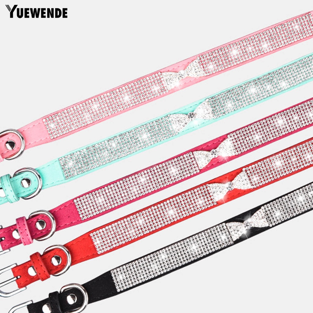 Vòng Cổ HìNh Nơ ĐíNh Đá Cho Thú Cưng