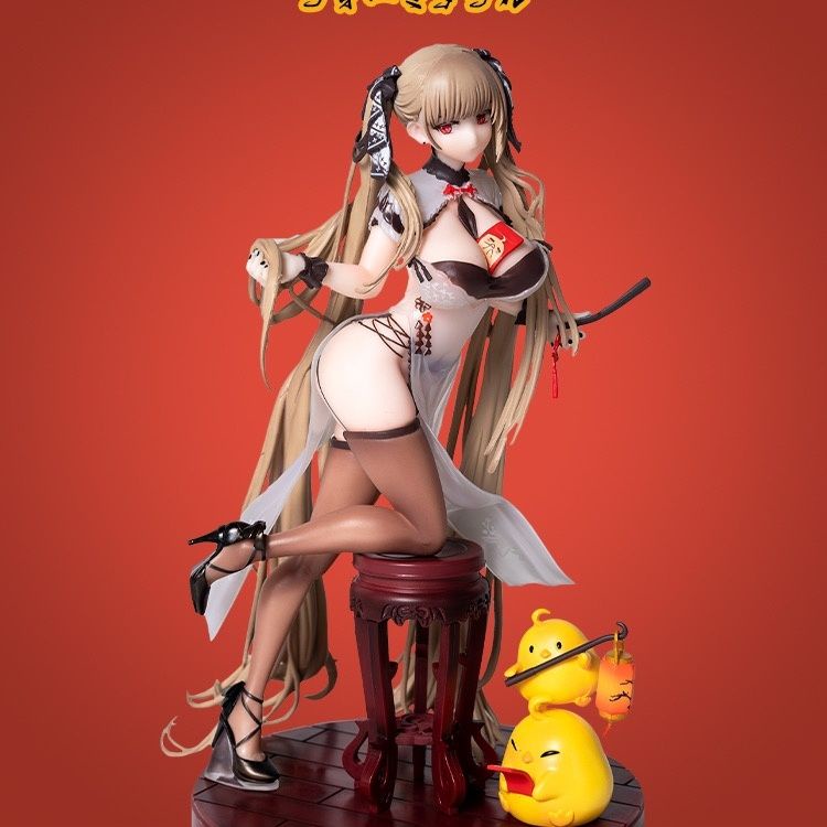 Azur Lane Mô Hình Nhân Vật Anime Cô Gái Mặc Sườn Xám Đáng Yêu