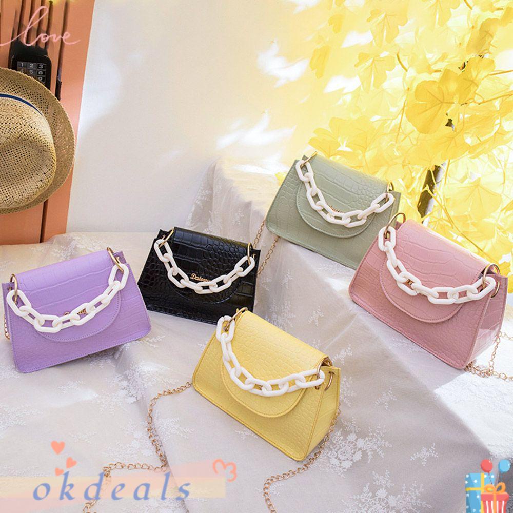 Túi Tote Đeo Vai Màu Trơn Tinh Tế Cho Nữ