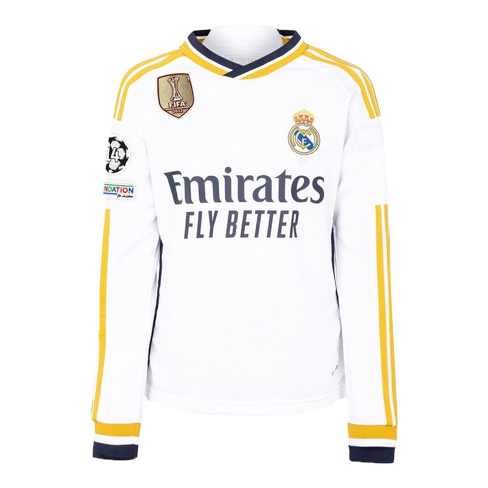 Áo Bóng Đá Dài Tay Real Madrid QY 2023-2024