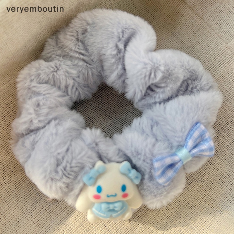 In Handmade Dây Buộc Tóc Hình Chú Chó Tai To Nhồi Bông cinnamon Mềm Mại Dành Cho Bé Gái Vào Mùa Đông