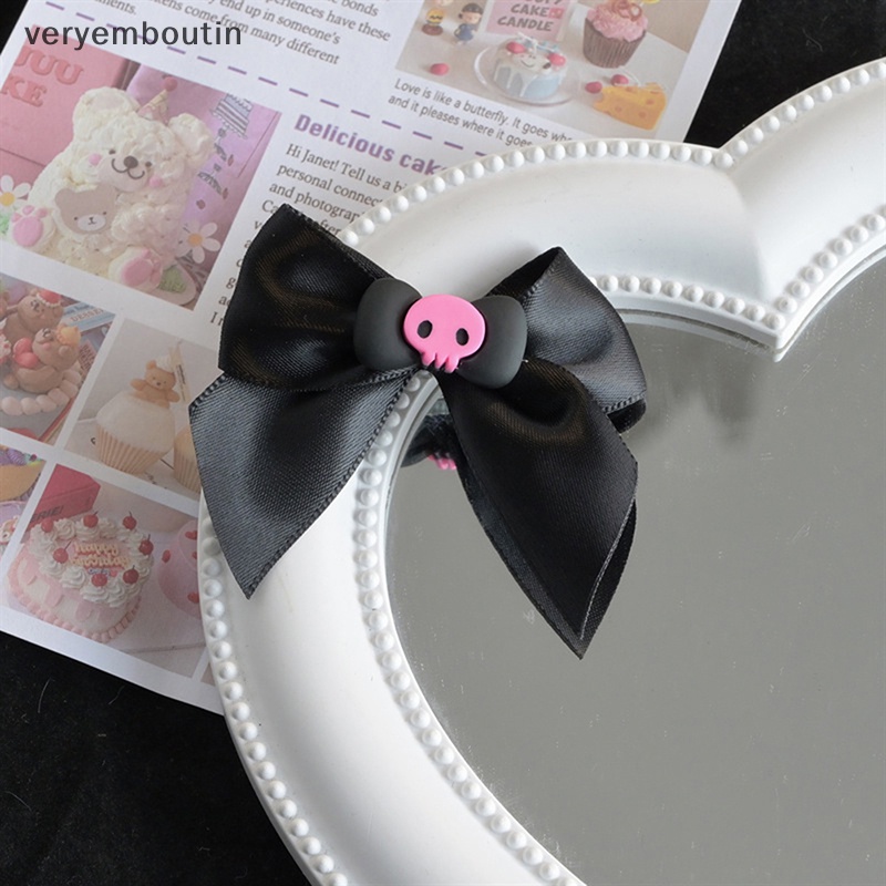 Kẹp Tóc Hình Đầu Lâu Phong Cách Gothic Ngọt Ngào Dễ Thương Thời Trang Cho Nữ Y2K n