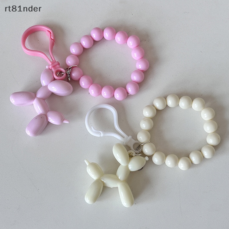 Rt 1 Móc Khóa Hình Chú Chó Đeo Bóng Bay Đính Ngọc Trai Dễ Thương Tinh Tế Cho Học Sinh