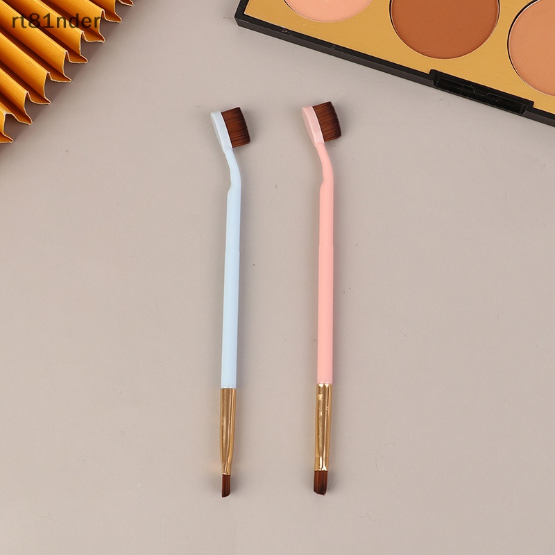1 Cọ Trang Điểm Hai Đầu Dùng Đánh Phấn Nền Và Kẻ Mày