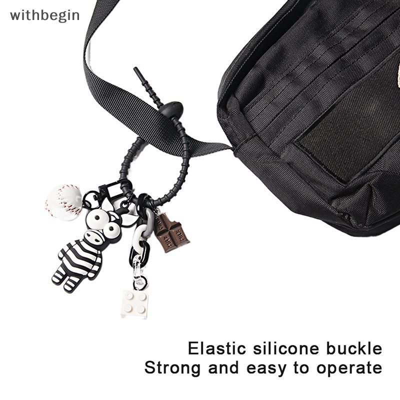 Móc Chìa Khóa Silicon Hình Động Vật Hoạt Hình Vui Nhộn