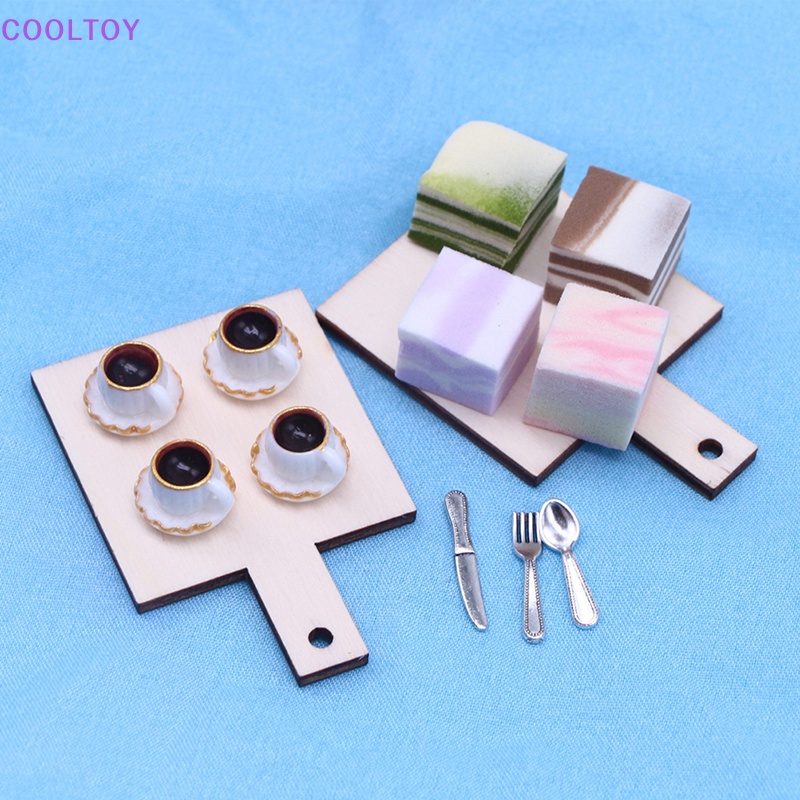 1 Bộ Mô Hình Bánh Ngọt COOLTOY Trang Trí Nhà Búp Bê