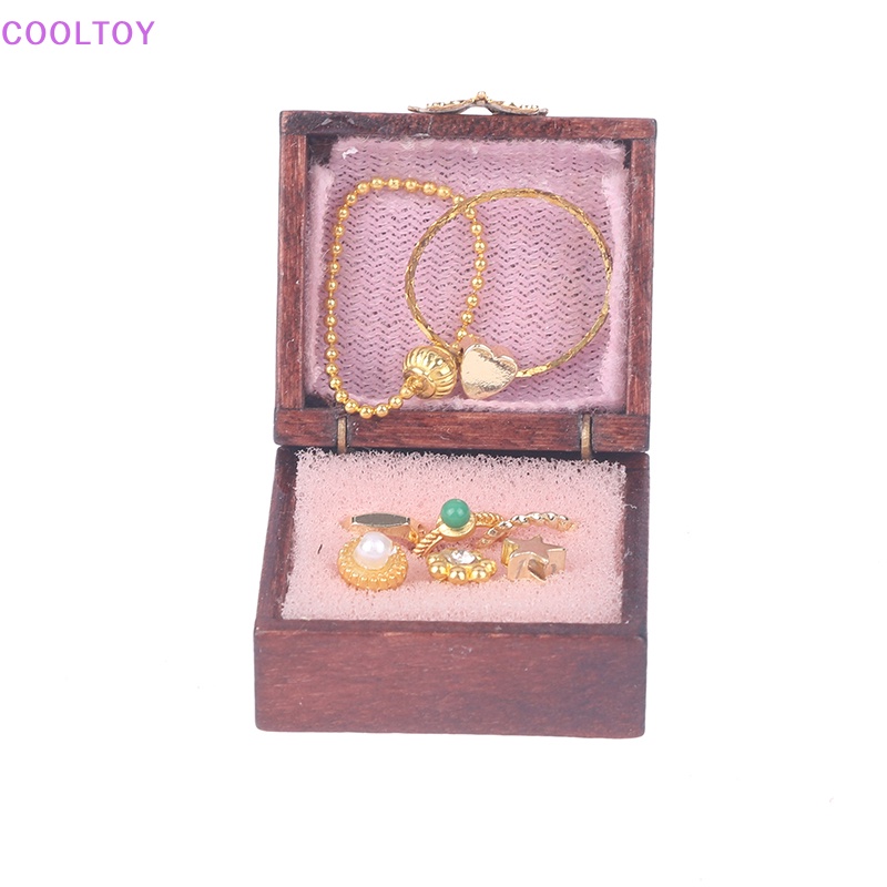 Cooltoy 1 Bộ Hộp Trang Sức Mini Cho Nhà Búp Bê DIY