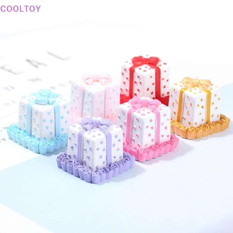 Cooltoy Mô Hình Bánh Kem mini Tỉ Lệ 1: 12 Trang Trí Nhà Búp Bê